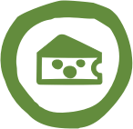 Green Cheese Icon